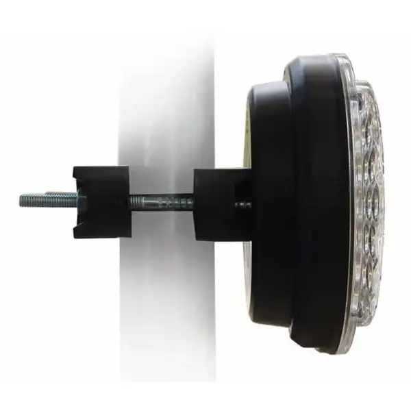 Výstražné světlo na dopravní kužely a plastové zábrany LED100, L2H, pr. 100 mm, Master/M