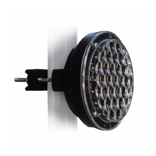 Výstražné světlo na dopravní kužely a plastové zábrany LED100, L2H, pr. 100 mm, Slave/S