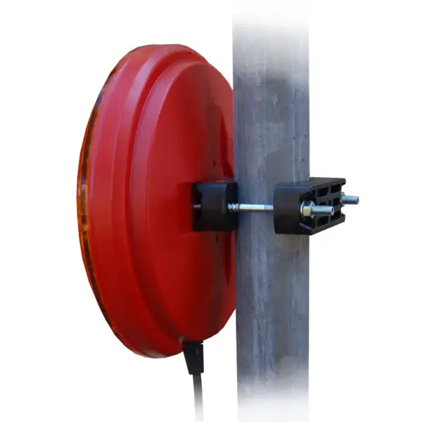 Výstražné světlo na dopravní kužely a plastové zábrany LED200, L8H, pr. 200 mm, Master/M