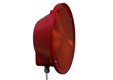 Výstražné světlo na dopravní kužely a plastové zábrany LED200, L8L, pr. 200 mm