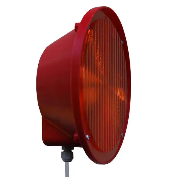 Výstražné světlo na dopravní kužely a plastové zábrany LED200, L8L, pr. 200 mm, Slave/S
