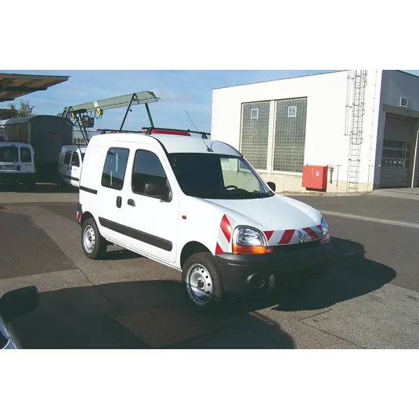 Výstražné značení vozidel WT-5219 – 141 mm × 1 m, červeno-bílá, směr doprava