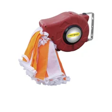 Zábrana maxi 15M se samonavíjecím mechanismem – v.30 cm, červeno-bílá