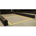 Zábrana palet a vidlic vysokozdvižných vozíků ASAFE, ForkGuard Kerb Barrier – 185×130×1365 mm, černá