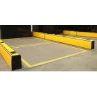 Zábrana palet a vidlic vysokozdvižných vozíků ASAFE, ForkGuard Kerb Barrier – 185×130×1965 mm, černá
