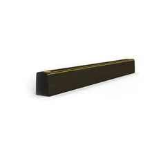 Zábrana palet a vidlic vysokozdvižných vozíků A-SAFE, ForkGuard Kerb Barrier – 185×130×765 mm, černá