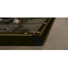 Zábrana palet a vidlic vysokozdvižných vozíků A-SAFE, HD ForkGuard Kerb Barrier – 185×130×1365 mm, černá