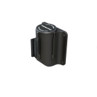 Zahrazovací nástěnná kazeta MINI, černá – samonavíjecí pásmo 3,65 m, černá