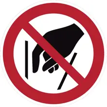 Zákazové značení, nesahat dovnitř – hliníkový kompozit, pr. 400 mm