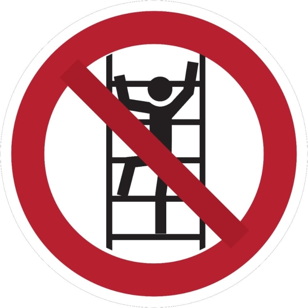 Zákazové značení, nešplhat – hliníkový kompozit, pr. 400 mm