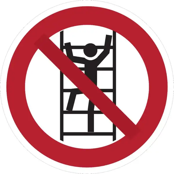 Zákazové značení, nešplhat – hliníkový kompozit, pr. 400 mm