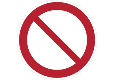 Zákazové značení – Obecné zákazy