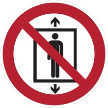 Zákazové značení, přeprava cestujících zakázána – hliníkový kompozit, pr. 400 mm