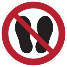 Zákazové značení, přístup zakázán – hliníkový kompozit, pr. 400 mm