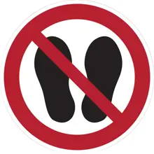 Zákazové značení, přístup zakázán – hliníkový kompozit, pr. 400 mm