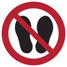 Zákazové značení, přístup zakázán – polykarbonát, pr. 400 mm