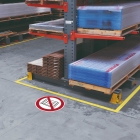 Zákazové značení, zákaz jídla a pití – plast, pr. 200 mm