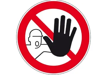 Zákazové značení – Zákaz vstupu neoprávněným osobám