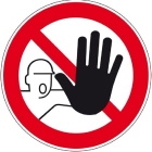 Zákazové značení, zákaz vstupu neoprávněným osobám – plast, pr. 200 mm