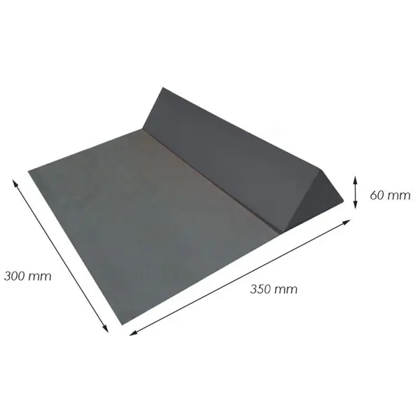 Zarážka pneumatik pro osobní automobily Wheel Stop EASY – červená