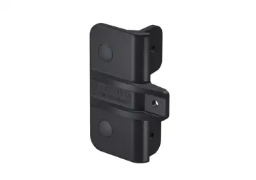 Zarážka pro kovové brány – černá, polymer