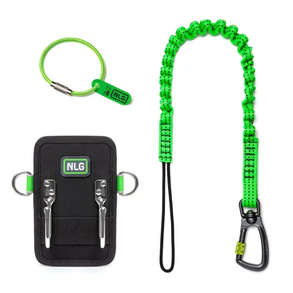 Závěsná sada NLG na kladiva – nylon, zeleno-černá