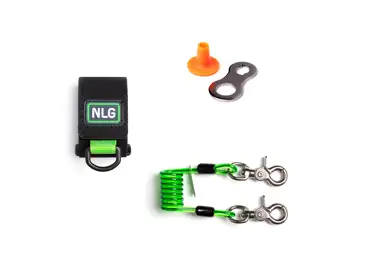 Závěsná sada NLG na šroubováky – nylon, zeleno-černá