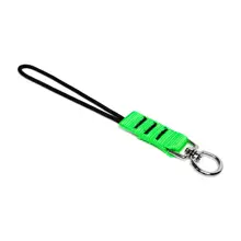 Závěsná smyčka NLG D Ring na nářadí s nosností 3 kg – nylon, zeleno-černá, 200×25 mm