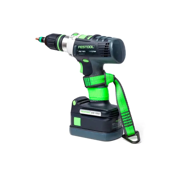 Závěsná smyčka NLG s jedním zajišťovacím ramenem – nylon, zeleno-černá, 340×25 mm