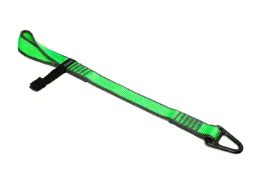 Závěsná smyčka NLG s jedním zajišťovacím ramenem – nylon, zeleno-černá, 340×25 mm