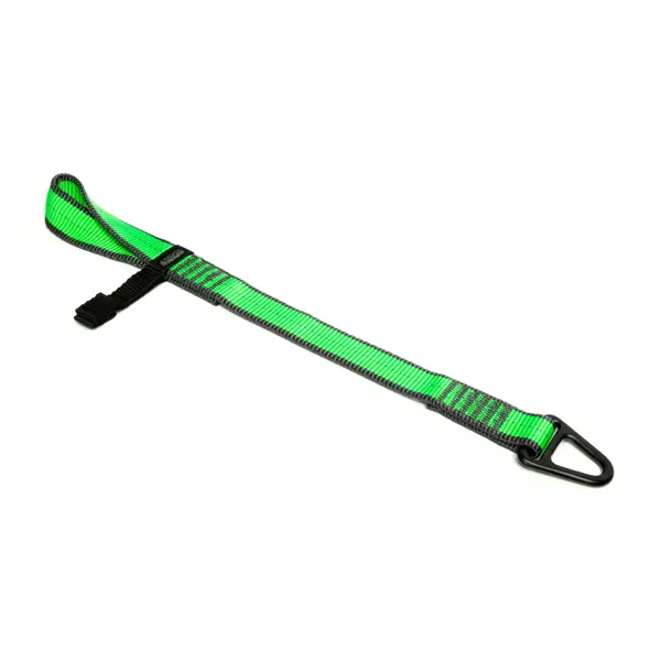 Závěsná smyčka NLG s jedním zajišťovacím ramenem – nylon, zeleno-černá, 340×25 mm