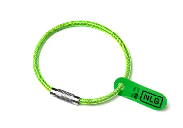 Závěsná smyčka NLG s nosností 3 kg – letecká ocel, zelená, pr. 170 mm