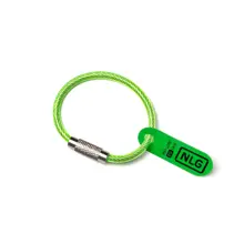 Závěsná smyčka NLG s nosností do 3 kg – plast, zelená, 120 mm