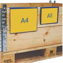Závěsné kapsy s vrchní hranou ve tvaru U – 155×220 mm, horizontální, balení 100 ks