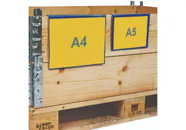Závěsné kapsy s vrchní hranou ve tvaru U – horizontální
