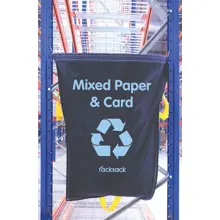 Závěsné pytle na regály pro třídění odpadu, RackSack 160 l, 