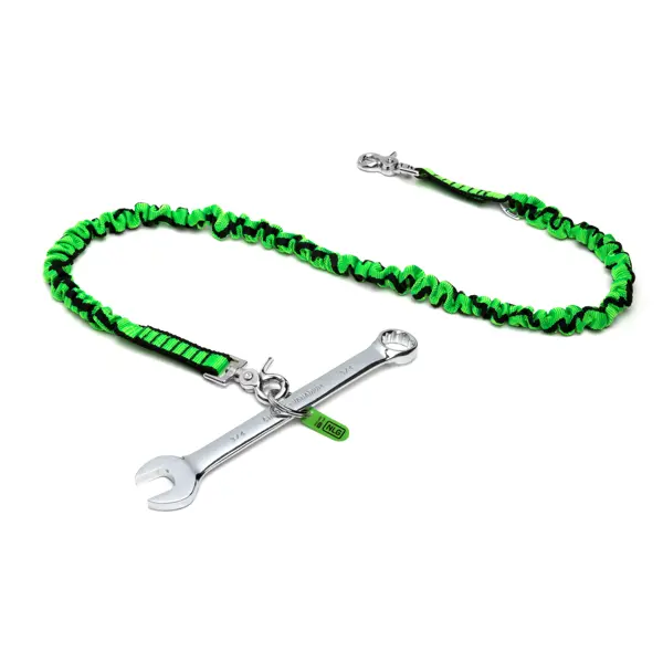 Závěsný kroužek NLG, střední – kov, zelená