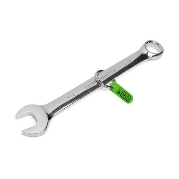 Závěsný kroužek NLG, velký – kov, zelená