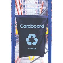 Závěsný pytel na regály pro třídění odpadu, RackSack 160 l, 