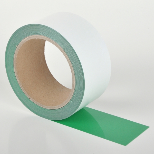 Značení pro mrazírenské skladování WT-5020 s protiskluzovým povrchem – fólie, zelená, 50 mm × 5 m