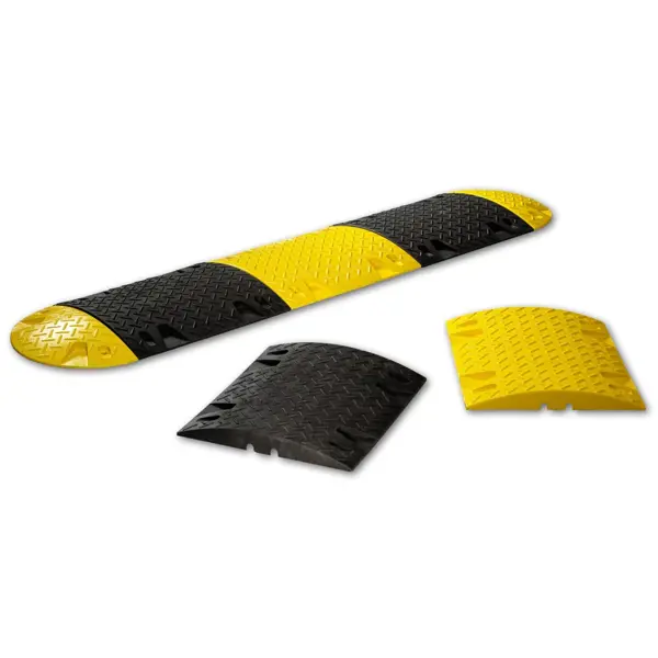 Zpomalovací práh, retardér – 10 km/h, koncový díl, černá