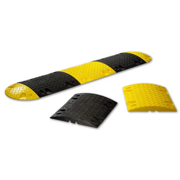 Zpomalovací práh, retardér – 20 km/h, koncový díl, žlutá